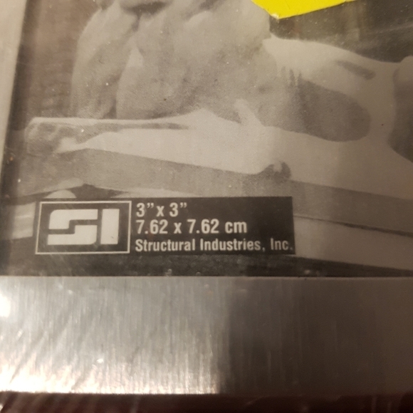 Picture Frame 3 x 3 brow mahogany picture frame - Picture 3 of 3